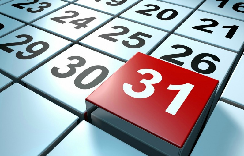 31 March Calendar end of fringe benefits tax year