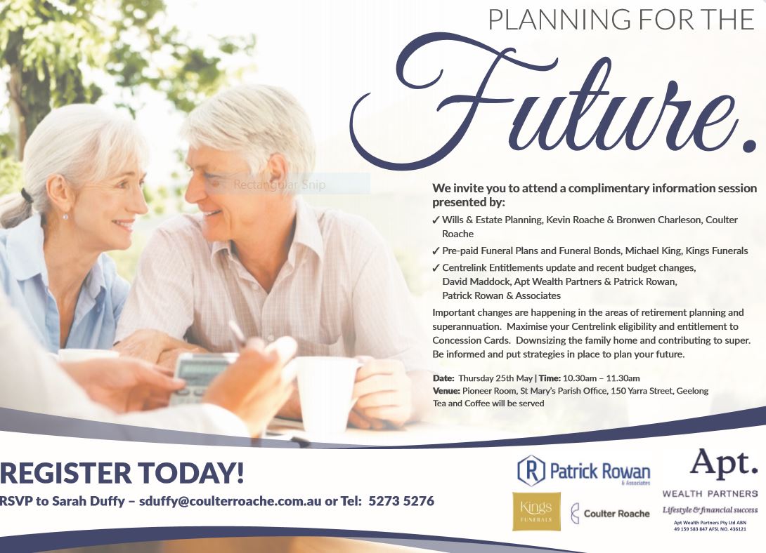 superannuation and retirement planning session