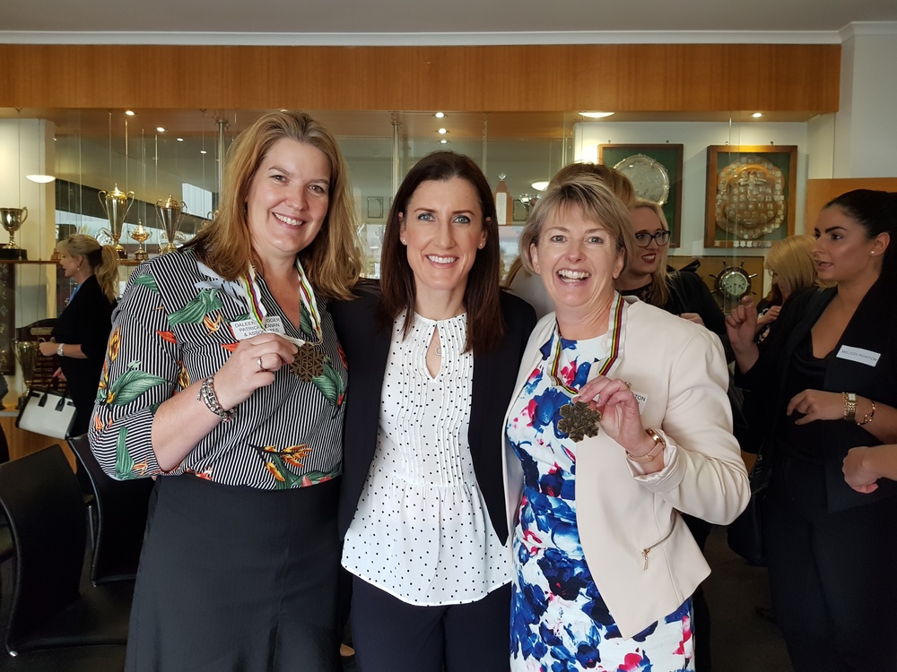 Daleene, Jacqui Cooper and Helen at the PRA Ladies Cocktail Luncheon